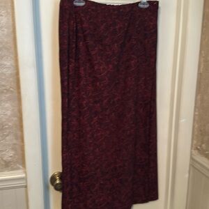Van Heusen Printed Midi Skirt Size L